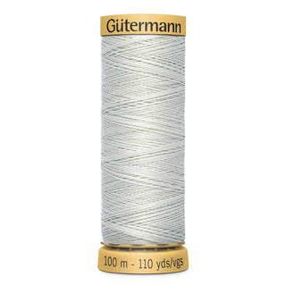 Gütermann Natural 100% Cotton Thread - #9090 Light Gray