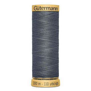 Gütermann Natural 100% Cotton Thread - #9500 Dark Grey