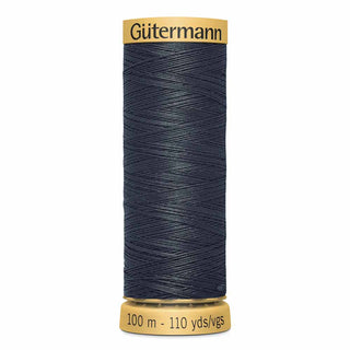 Gütermann Natural 100% Cotton Thread - #9800 Almost Black
