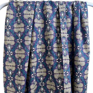 4.9oz Shibui Garden Dobby Cotton - Green/Purple