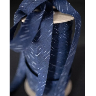 Bias Binding - Indigo Snow