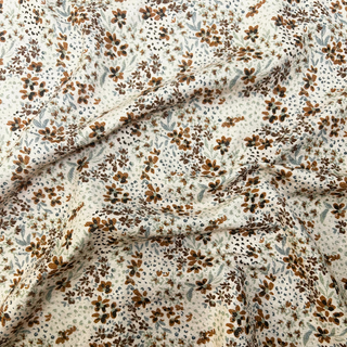 7.1oz Floral Cotton Jacquard - Sage