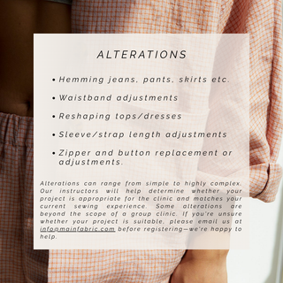 Rework Clinic (Alterations and Upcycling)