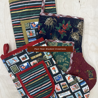 Quilted Holiday Stocking - Sewing Workshop