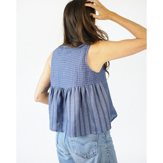 Peplum Split Tank