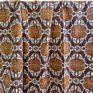 4.9oz Shibui Garden Dobby Cotton - Orange/Brown