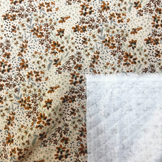 7.1oz Floral Cotton Jacquard - Sage
