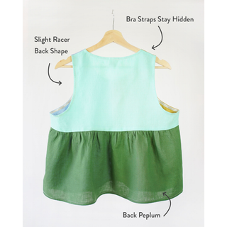 Peplum Split Tank