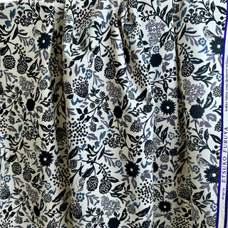 5.1oz Murmur Linen Blend Canvas - Black/White