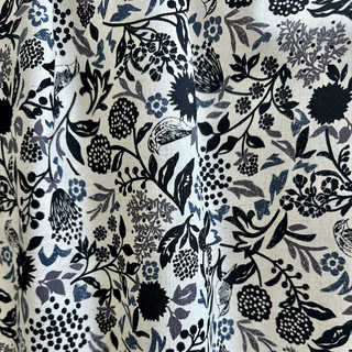 5.1oz Murmur Linen Blend Canvas - Black/White
