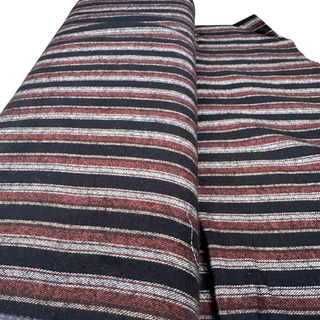 8.7 oz Taos Cotton Flannel Stripes - Cocoa