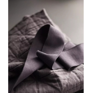 Cotton Rib - Mauve Grey