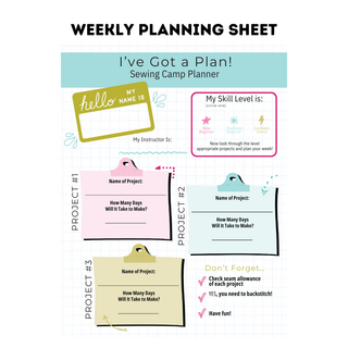 SUMMER SEWING CAMP (7-14 yo)