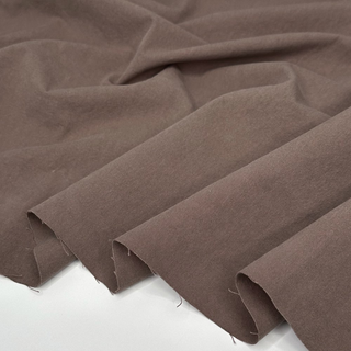 7.1 oz 100% Organic Washed Cotton - Cocoa