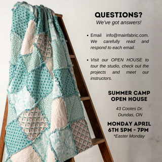 SUMMER SEWING CAMP (7-14 yo)