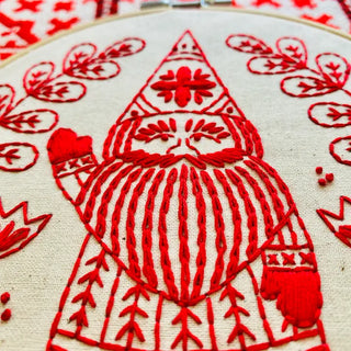 Complete Embroidery Kit - Nordic "Jul" Gnome