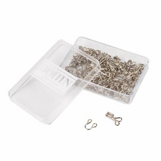 Hook, Eyes & Loops Nickel - 14 pcs