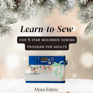 Holiday Gift - Learn-to-Sew Adult