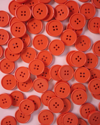 Tomato Retro Buttons: Set of 6