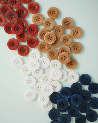Midnight 1" Corozo Nut Buttons: Set of 4