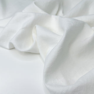 5.3oz Washed Linen/Organic Cotton Twill - Ivory