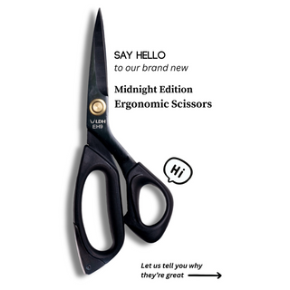 Midnight Edition LDH Ergonomic Scissors - NEW