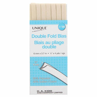 Double-Fold Bias Tape 1/4" (6mm) - Fawn