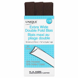 Double-Fold Bias Tape 5/8" (15mm) - Mocha