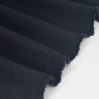 4.7oz Sandwashed Cotton - Black