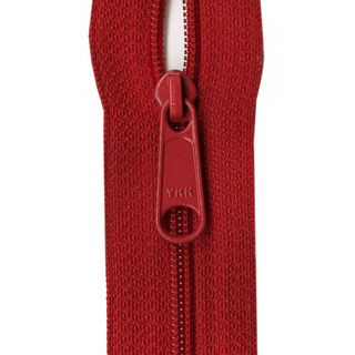 14 Inch (35.5cm) YYK Designer Accents Zipper - Red