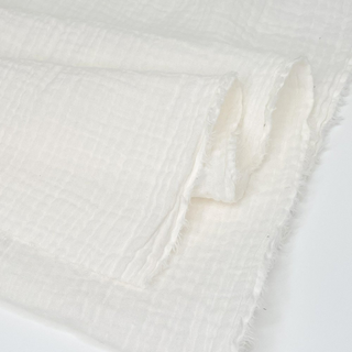 3.7oz Organic Cotton Double Gauze - Ivory