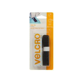 Sew On Velcro Black - 30in x 3/4in