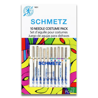 SCHMETZ Chrome Needle Variety Pack - Pkg of 10