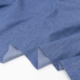 4.5oz Denim Shirting - Med Wash