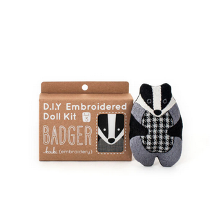 Embroidered Doll Kit Level 3 - Badger
