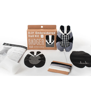 Embroidered Doll Kit Level 3 - Badger