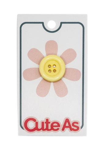 Cute As Buttons - Lemon 10 pcs