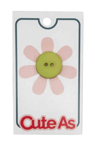 Cute As Buttons - Chartreuse 10 pcs