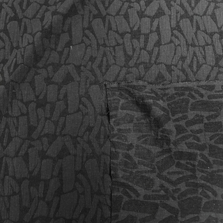 6.1oz Linen Blend Jacquard - Black