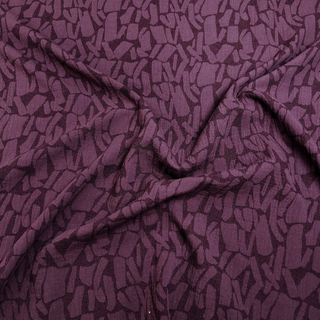 6.1oz Linen Blend Jacquard - Merlot