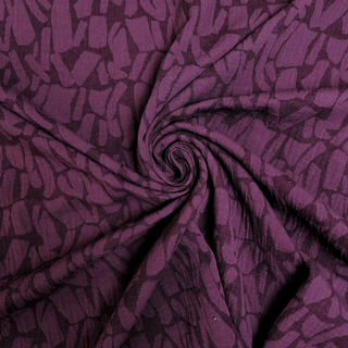 6.1oz Linen Blend Jacquard - Merlot