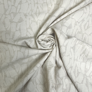 6.1oz Linen Blend Jacquard - Oatmeal
