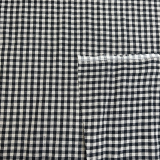 4.4oz Lived-In Linen Gingham - Natural