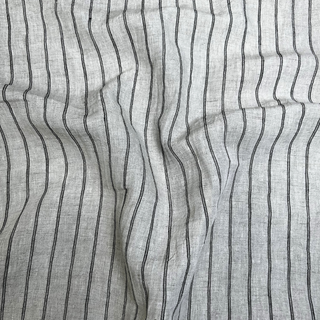 4.4oz Lived-In Linen Stripe - Black