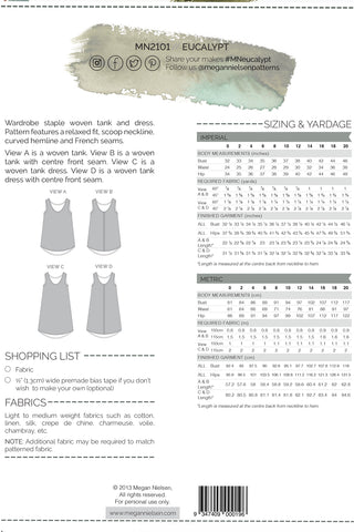 Eucalypt Woven Tank Top & Dress