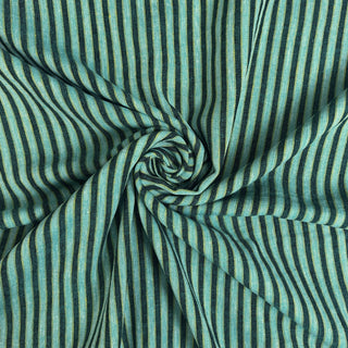 4.1oz Spring Stripe Cotton Blend - Mint
