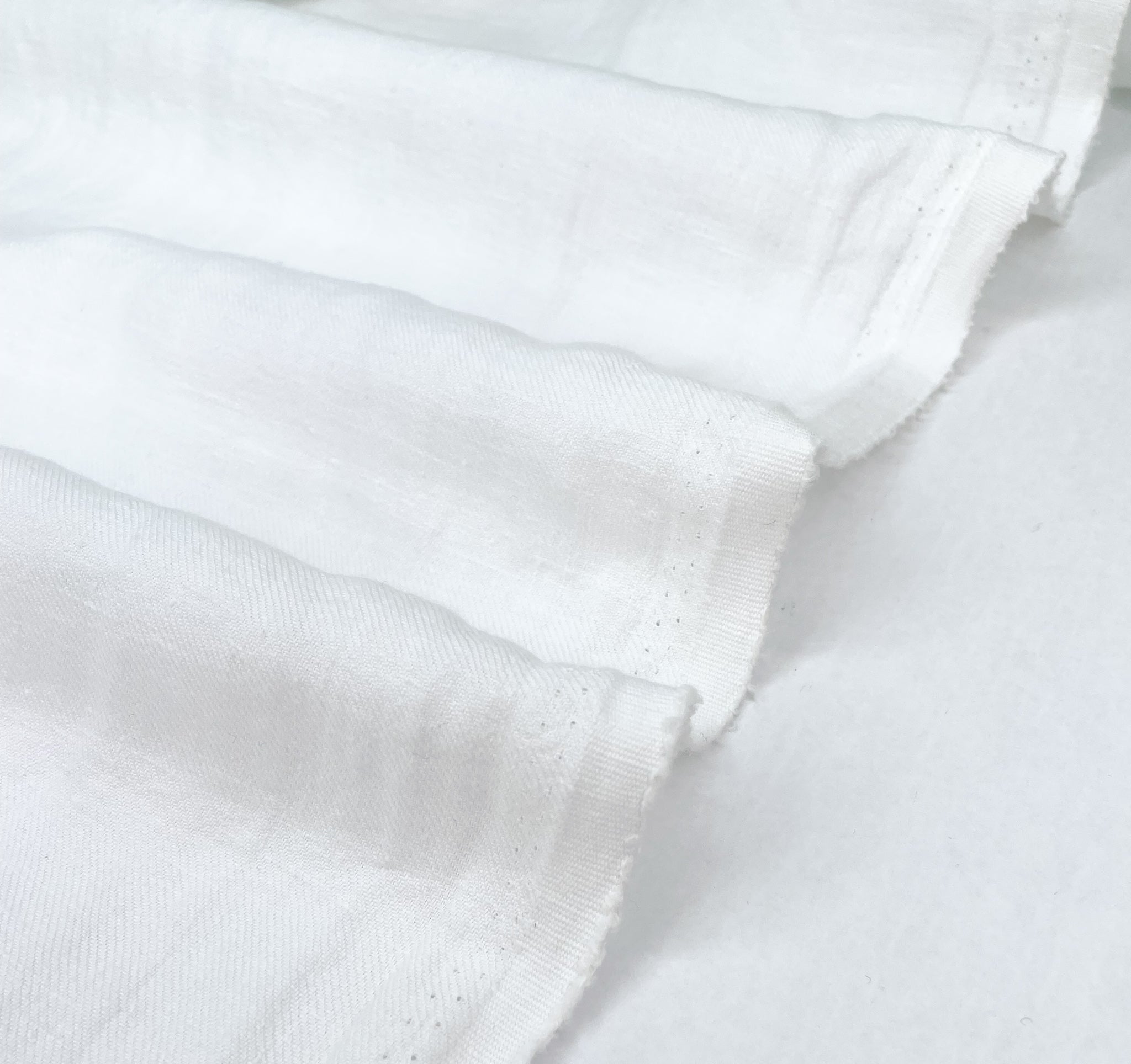 White Almond Cotton Linen Blend {Mechant & Mills} – Fluid + Drape