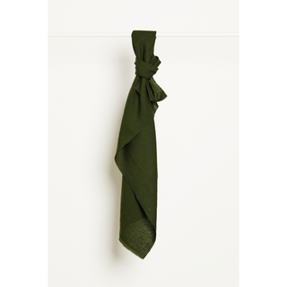 5.3oz Nisa Softened Linen - Green Khaki