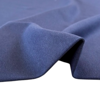 7.3oz Organic Cotton 1x1 Rib Knit - Navy Blazer