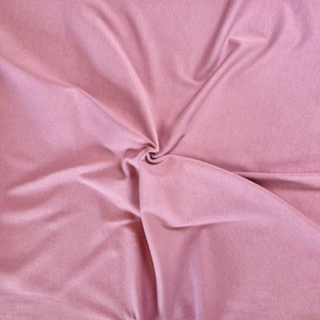 7.3oz Organic Cotton 1x1 Rib Knit - Dusky Orchid